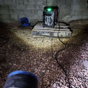 sewage backup cleanup